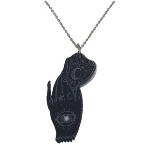 Ouija Planchette Mystic Hand Stainless S Necklace